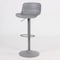 Amerihome Adjustable Height Solid Color Monochromatic Bar Stool Set, Gray, PR BS199GSET - alternate 3